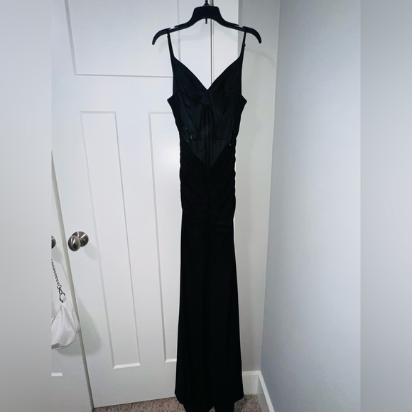 B Darlin Black Formal Prom Maxi Dress - Picture 5 of 6